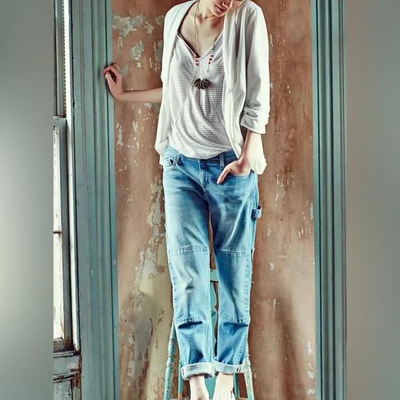 Anthropologie Denim - Anthropologie Pilcro and the Letterpress Carpenter Mid-Rise Relaxed Jeans